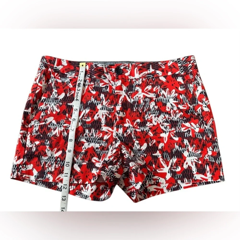 NEW, Babana Republic, Hampton Fit Shorts, Size 4, Red, White & Black - Picture 7 of 9